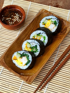 Foto resep Gim-bap (김밥)