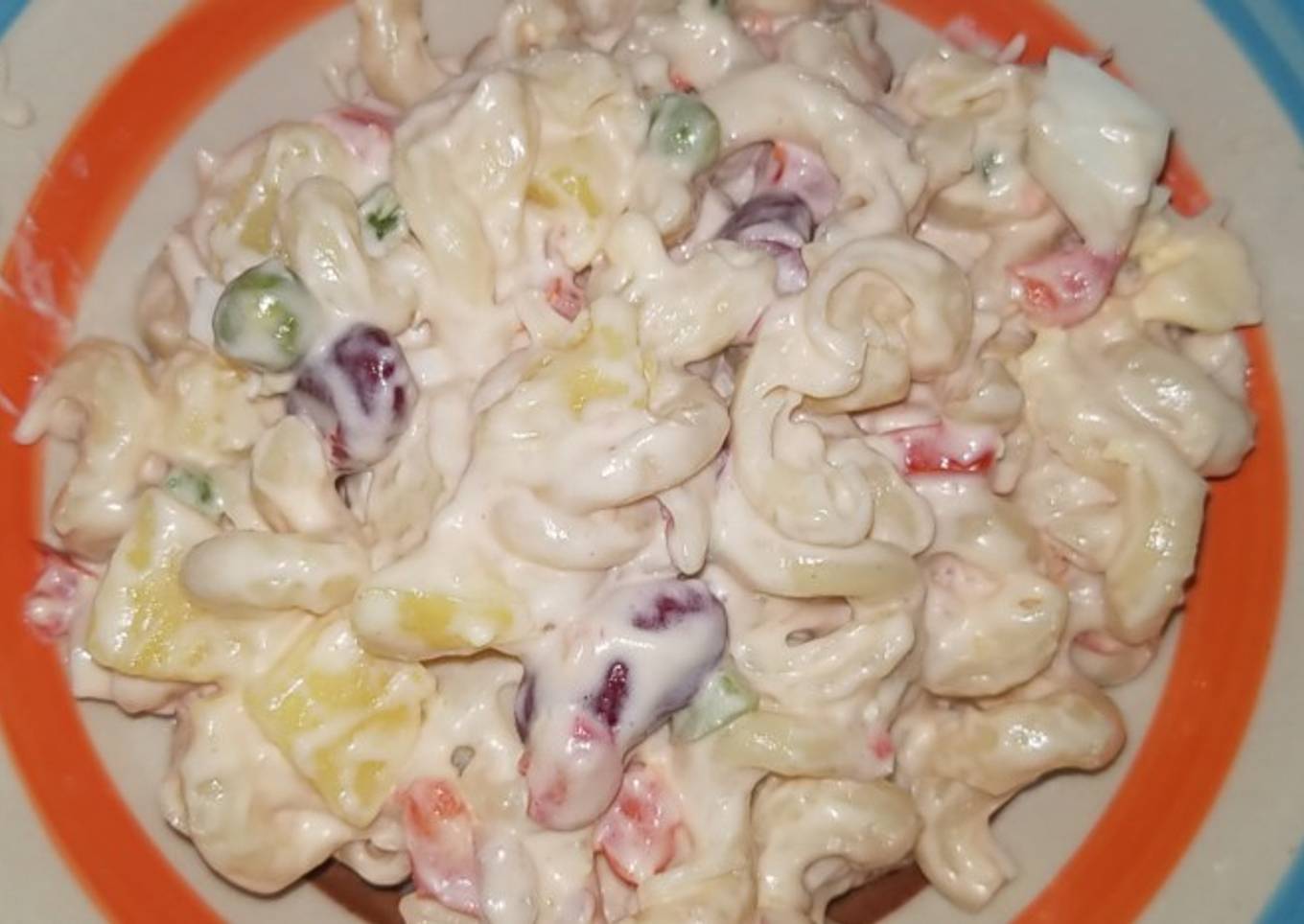 Potatoes and macaroni salad