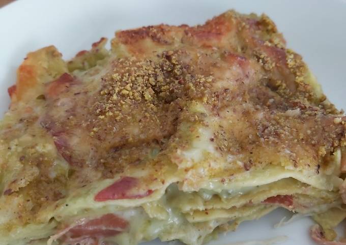 Lasagne al pistacchio