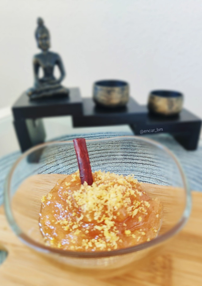 Una foto de Mermelada de manzana y limón con canela
