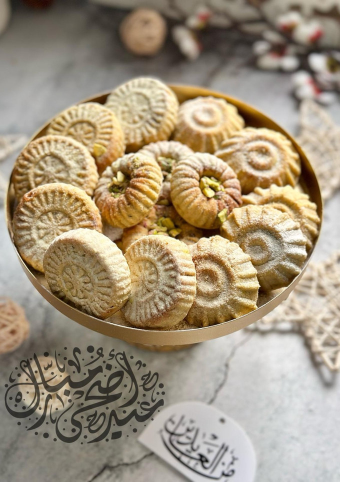 صورة لوصفة معمول السميد بالتمر