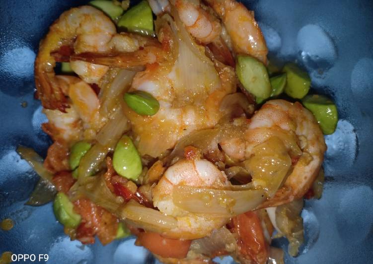 Resep Sambalado Udang Pete, Bikin Ngiler