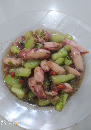 Foto resep Oyong Cumi Asin Pedas Manis