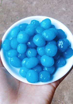 Hình của món Trân châu hoa đậu biếc.