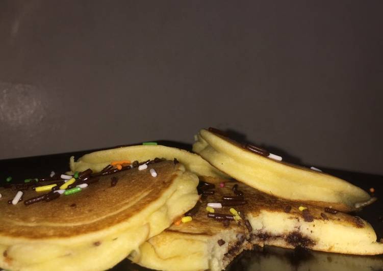 Pancake isi Coklat