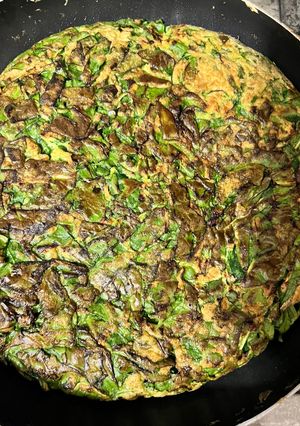 Una foto de Tortilla de acelgas