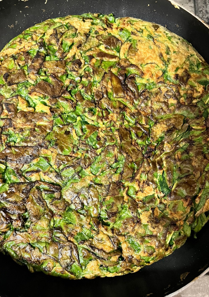 Una foto de Tortilla de acelgas
