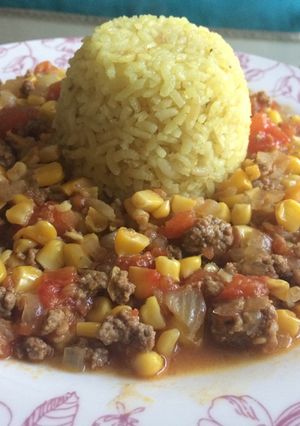 Una foto de Tomaticán con arroz