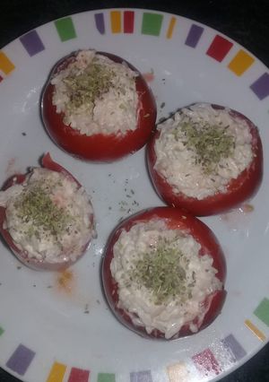 Una foto de Tomates rellenos