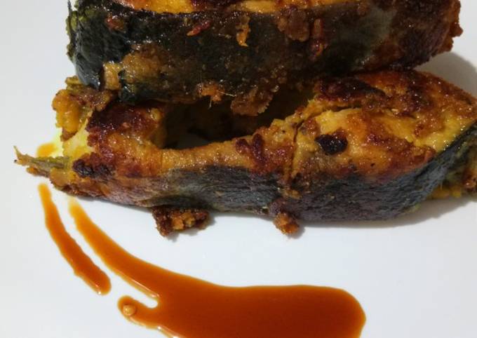 Cara Gampang Membuat Ikan patin panggang bumbu kuning yang Sempurna