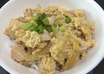 Easiest Way to Prepare Delicious Japanese Oyako Don Chicken  Egg on Rice