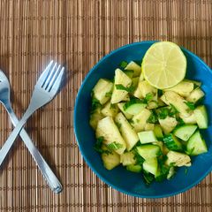 A picture of Pineapple Relish/Fruit Salad Bowl 😋.