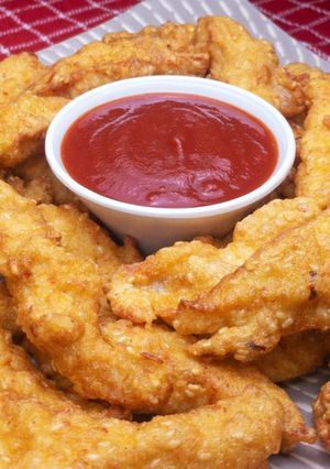 A picture of Dhaka fried chicken.