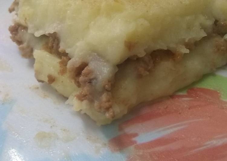 Pastel de carne y papa