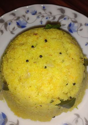 A picture of Rava upma.