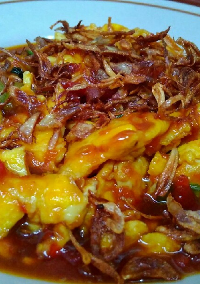 Foto resep Gongso Telur Semarangan