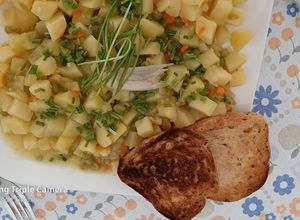 Foto di Risotto di patate al limone e zenzero (Kartoffelrisotto)