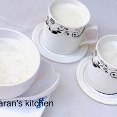 A picture of Milk and coconut milk pudding.