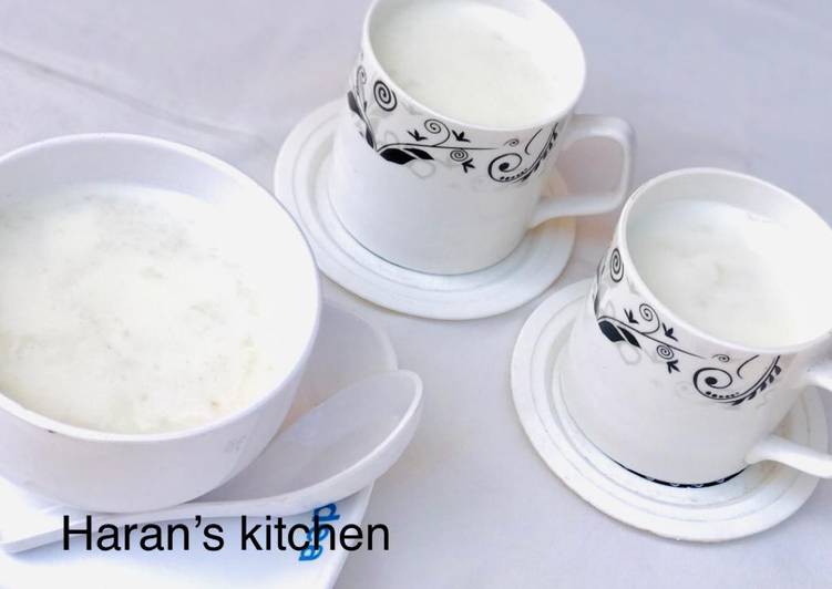 Steps to Prepare Perfect Milk and coconut milk pudding