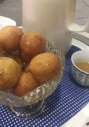 صورة لوصفة لقيمات بطريقتي