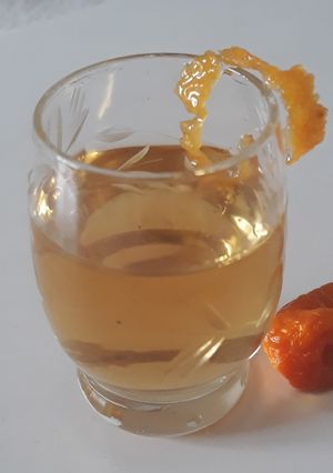 Una foto de Licor de kumquat