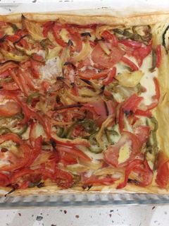 Una foto de Quiche vegetal