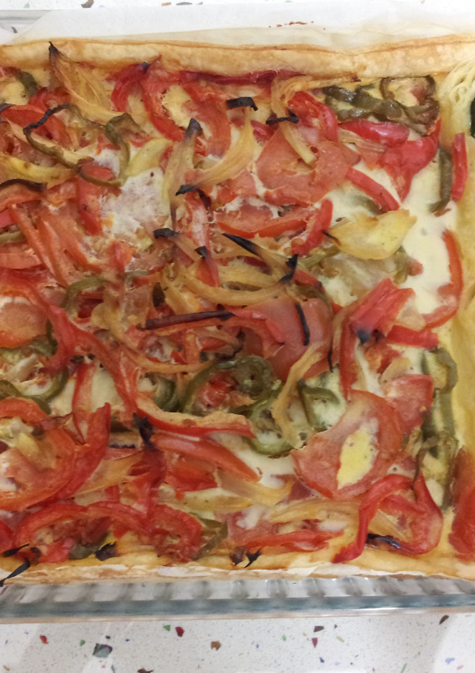 Una foto de Quiche vegetal