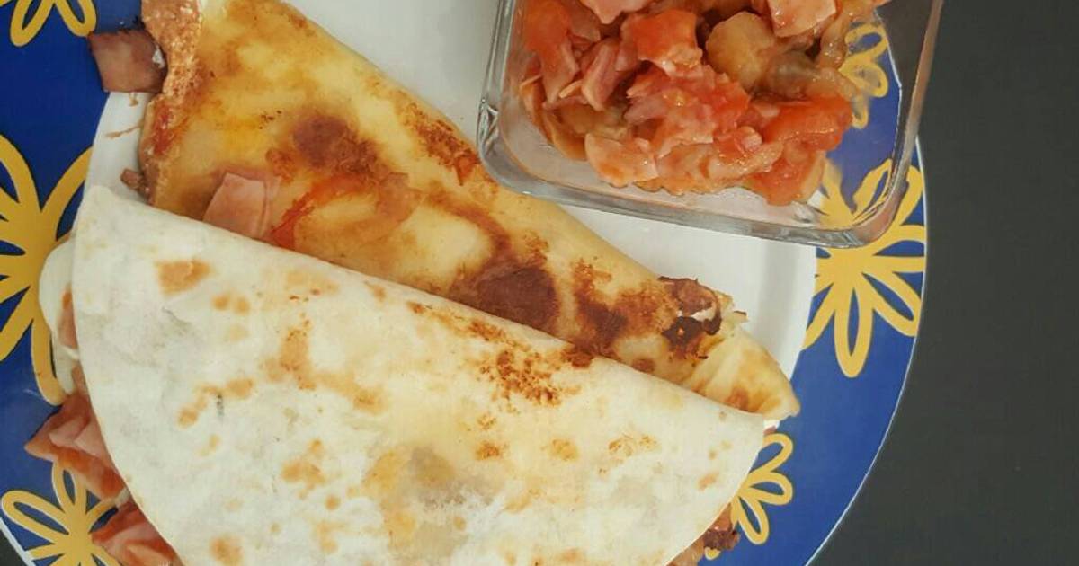 Quesadilla de champiñones 34 recetas caseras Cookpad