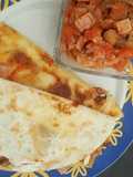 Mushroom and Ham Quesadillas