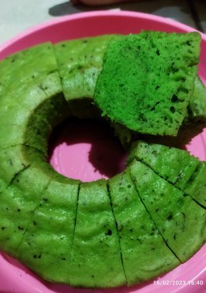 Foto resep Bolu kukus pisang pandan (no mixer no oven no ovalet)