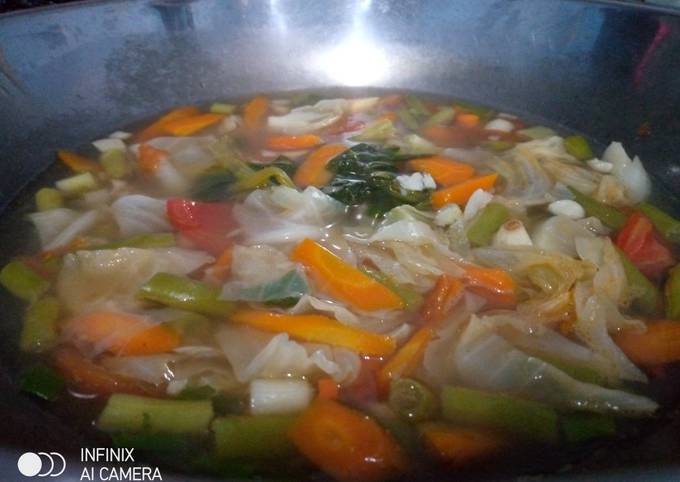 Resep: Sop Sayur thok 😁 Ekonomis Untuk Jualan