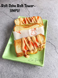 Foto resep Roti John Roti Tawar (Simple bangett, enak dan cepet)