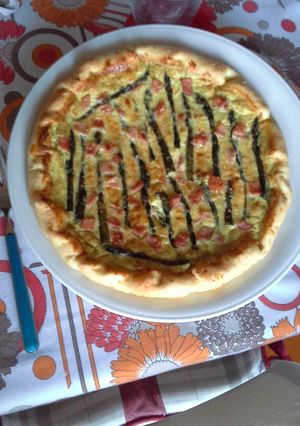 Foto di Salty cake di asparagi