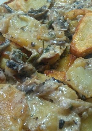 Φωτογραφία της συνταγής 🥔Πατάτες ογκρατέν με μανιτάρια και ροκφόρ 🍄