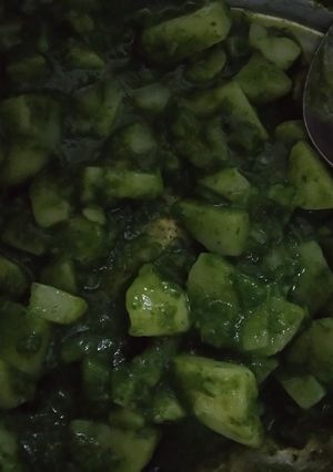 A picture of Dhaniya aloo chaat...