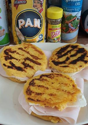 Una foto de Arepas de Batata Ligeras