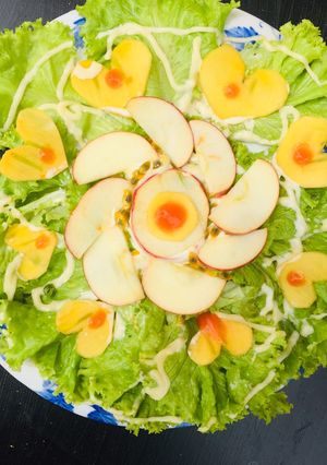 Hình của món Salad táo sốt Mayonnaise.