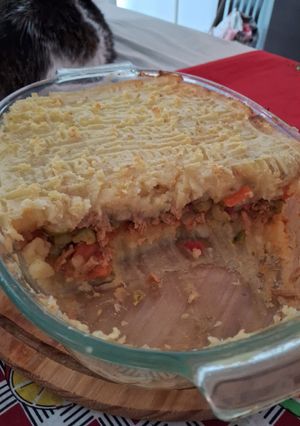 Una foto de Pastel de papa vegan