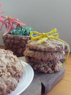 Una foto de Galletas de avena sin harina