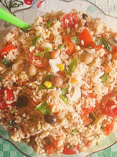 Foto di Insalata di riso integrale (ricetta light)