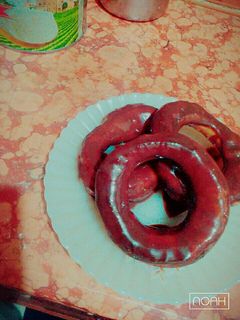 صورة لوصفة الدونات بالشوكولاه 🍩😇