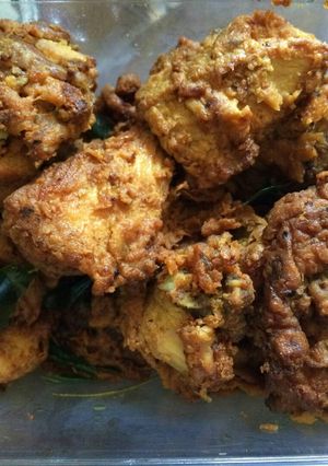 A picture of Ayam Goreng Rempah.