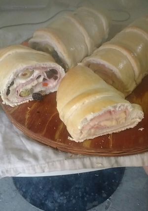 Una foto de Pan de jamón