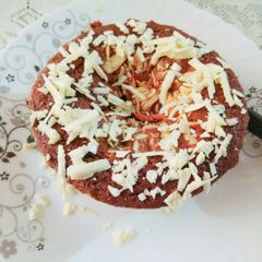 A picture of Dark chocolate biscuit cake.