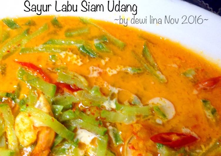 Langkah Mudah untuk mengolah Sayur Labu Siam Udang, Sempurna