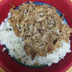 A picture of Shredded Chicken Teriyaki - Slow Cooker.