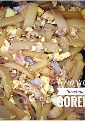Foto resep Konyaku ‘Kwetiaw’ Goreng -Keto