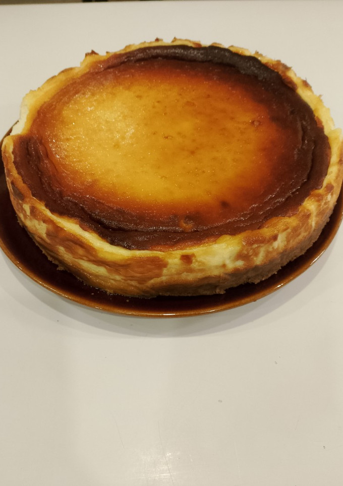 Una foto de Tarta de queso con toque de limón Thermomix