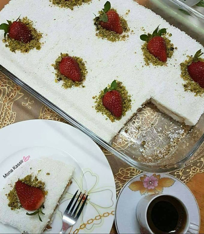 صورة لوصفة حلى التوست بالقشطة