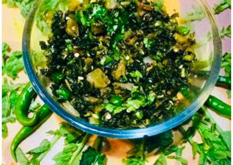 Radish Leaves Bhaji